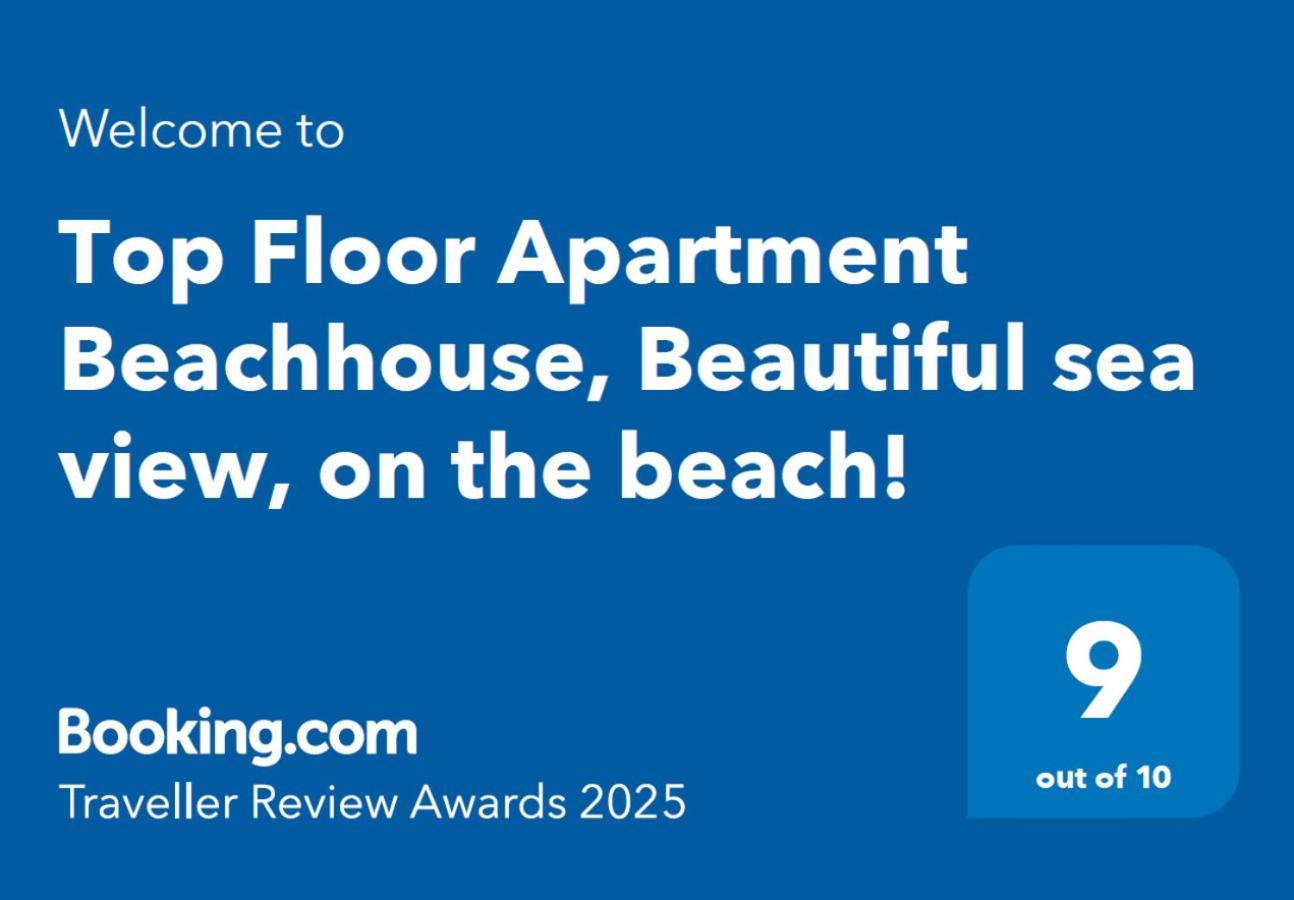 Top Floor Apartment Beachhouse, Beautiful Sea View, On The Beach! Cartagena Exterior photo